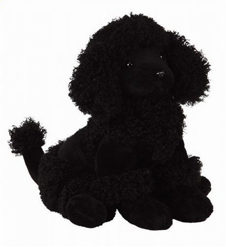 Childrens Toyshop  Toys : Nounours Sitting Black Poodle