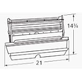 Music City Metals 06096 Stainless Steel Burner Housing Replacement for Select Ducane Gas Grill Models