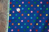 Cranston Multi-color Polka Dots Fabric 4 Yards