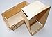 Wooden Craft Baskets (4 X 5 X 9 Inches)- 4 Count