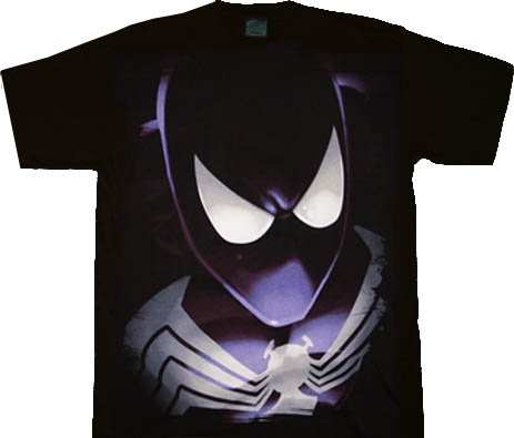  Spider-man Close that Door Venom Black T-shirt Tee
