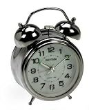 Kitchen & Housewares : Retro Old School Classic Bell Alarm Clock