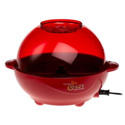 Buy Now at Amazon.com: West Bend 82306X Stir Crazy 6-Quart Popcorn Popper