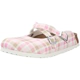 Birki DORIAN Check Pink 352433, Damen Clogs & Pantoletten, Pink (DORIAN Check Pink), EU 39
