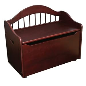 Limited Edition Kid's Toy Box Toy Chest in Cherry Finish