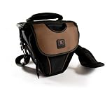 Tuff-Luv 'ZipNGo' holster / telescopic style / Top-loader case & Lens cloth for digital SLR camera in size: 2 / colour: Brown / compatible with (Panasonic Lumix FZ50 / L1 / FZ18 / L10KEB-K / FZ8 / DMC-GH1 / FZ38 / GF1 / DMC-G2 / DMC-G10)