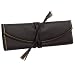 Wolf Design Jewelry Roll, Brown