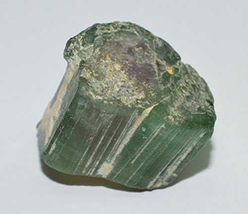 Green Tourmaline natural rough gemstone crystal 41.59 carat
