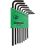 Bondhus 31832 Set of 8 Star L-wrenches, Long Length, sizes T6-T25