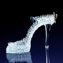 Miniature Cinderella Glass Slipper