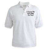 Artsmith, Inc. Golf Shirt Golf Humor I Cleaned My Balls For This