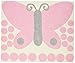 DK Leigh Vinyl Wall Art, Motif Pink and Brown