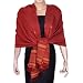 Winter Fashion Embroidered Wool Scarf Womens Accessories India 23 inches x 68 inches