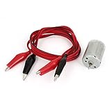 uxcell　DCモーター　ギアモーター　減速機　磁気　円筒形　DIYおもちゃ　DC 6V 9000RPM 2端子