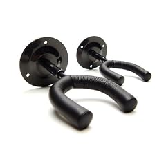 Guitar Wall Hangers: 2 x Guitar Bracket (1 pair) for Electric, Acoustic, Bass, Classical Guitar *Lifetime Warranty*