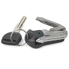 Swiss+Tech PPCSBZ-DL Micro-Pro KeyChain Pliers with Flashlight LED, Screwdriver