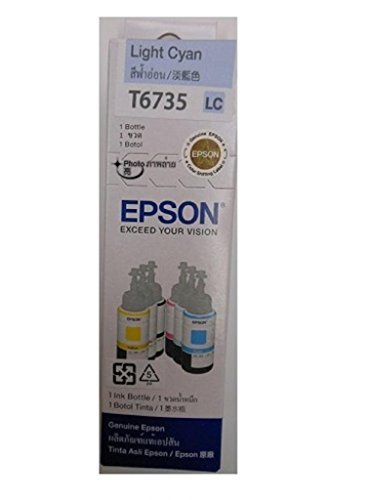 Brand epson official ink t6735 light cyan for epson l800