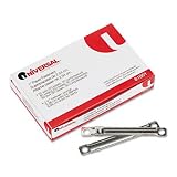 UNIVERSAL PRODUCTS / UNV81001 / Complete Two-Piece Paper File Fasteners, 1 Capacity, 50 per Box / Sold as 1 BX