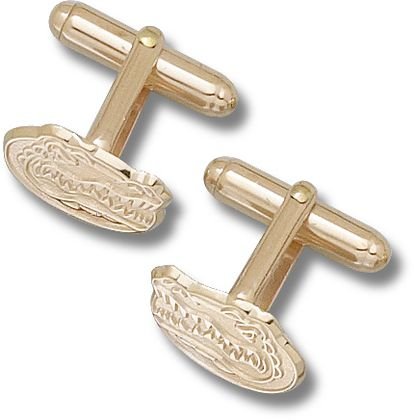 Florida Gators 3/8 Gator Head Sterling Silver Cuff Links - 1 Pair
