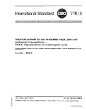 ISO 710-4:1982, Graphical symbols for use on detailed maps, plans and geological cross-sections -- Part 4 : Representation of metamorphic rocks