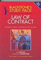 Law of Contract (Blackstone's Study Packs)