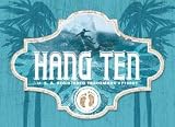 Hang Ten USA Casablanca Surfing Sign Metal-Tin Signs