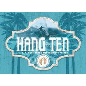 Hang Ten USA Casablanca Surfing Sign Metal-Tin Signs