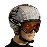 Hip Headz Blue Dot Matrix Helmet Cover