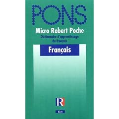 PONS Micro Robert Poche. Dictionnaire d' apprentissage de la langue francaise (PONS-Wörterbücher) (Taschenbuch)