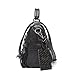 Jonon Women's Genuine Leather Sheepskin Studded Skull Shoulder Bag Crossbody Bag