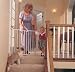 Safety Gates Safeway Gate Only expandable metal gate available with wall mount, so it cannot be accidentally dislodged. Easy-to-install hardware attaches to multiple surfaces. Made of tubular steel with white non-toxic plastic coating for lasting style and resilience. Can be installed as swinging doorway gate or permanent window barrier. Ideal for school, clinic or home.. Elongate is 29' high and fits openings 45'- 60' wide. Optional 24' extensions expand Elongate up to 13 feet wide. Product photo may not exactly match the product offered for sale. Please refer to the product description.