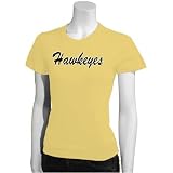Iowa Hawkeyes Maize Ladies Script T-shirt