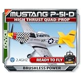 Mustang P51D Large Scale- 37.7 inch Wing Span w 2.4Ghz Radio, Brand New!! by Parkflyers R C