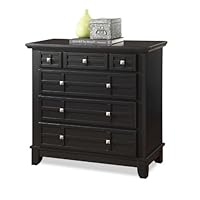 Home Styles 5181-41 Arts and Crafts Four Drawer Chest, Black Finish
