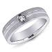 14K White Gold Diamond Band Ring
