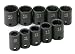 SK Hand Tools 4061 10 Piece 3/8-Inch Drive 12 Point Standard Metric High Visibility I...