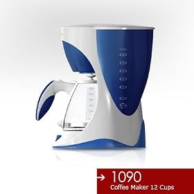 Miallegro 1090, Coffee Maker, Automatic Drip, Tender Loving Coffee, heat-resistant carafe, Anti-drip system