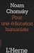 Pour une éducation humaniste