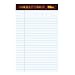 TOPS Docket Gold Pads, Jr. Legal Rule, 5 x 8 Inches, 20 lb. Bond, Perforated, White, 50 Sheets/Pad, 12 Pads/Pack (63910)