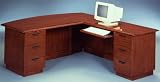 Review DMI Office Furniture  / Office Furniture DMI - 66 Inch Executive L-Shaped Desk with Right Return - Transitional Office Furniture - 7210-37