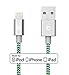 BelayCords BC-KG1L Lightning Connector with Reversible USB for Apple iPhone & iPad MFI Certified, 1.2 m, Kickstarter Green