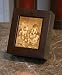 Mischief Makers Lithophane Shadow Box Cherry Finish Wood
