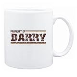 New  Property Of Barry Retro  Mug Name