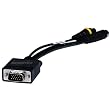 VGA to S-Video/RCA (Composite) Adapter Cable - Black