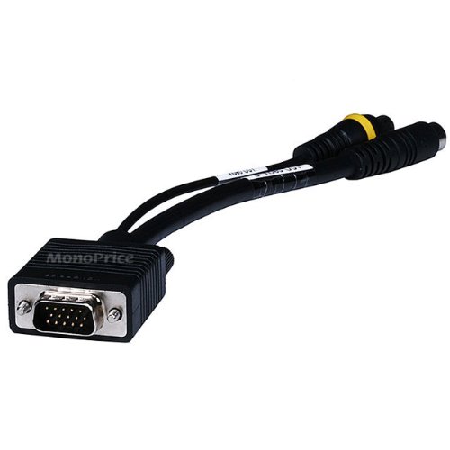 VGA to S-Video/RCA (Composite) Adapter Cable - Black