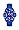 Ice-Watch Unisex-Armbanduhr Small Sili Forever blau SI.BE.S.S.09