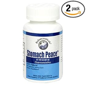 Click here to buy Balanceuticals Stomach Peace Dietary Supplement Capsules, 500 mg, 60-Count Bottles (Pack... by Balanceuticals.