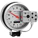 Auto Meter | 6864 5 Silver - Tachometer With Data Acquisition Playback - Single Range - 9,000 RPM