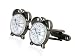 Unique Alarm Clock Pewter Cufflinks For Snoozers with Presentation Box