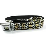 Batman Checkerboard Batman Logo Seatbelt Belt